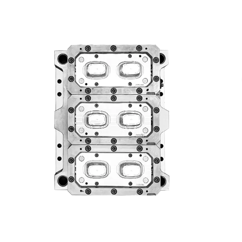6CAV square crisper container mould