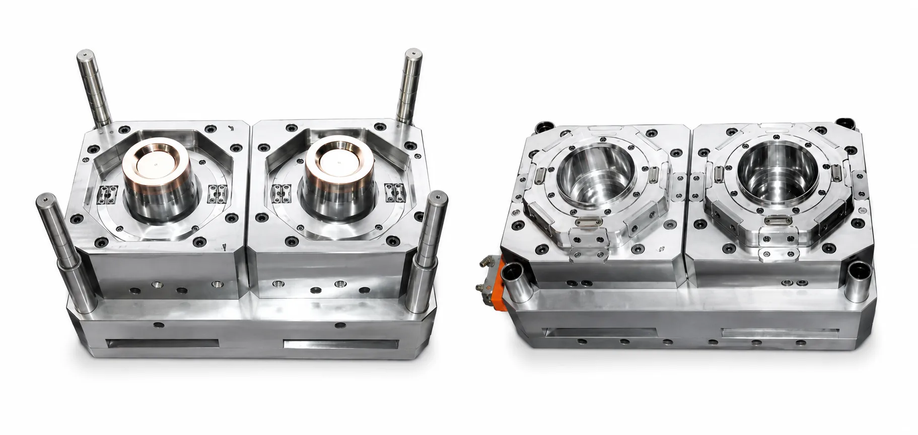 Multi-cavity IML food bucket mould reference