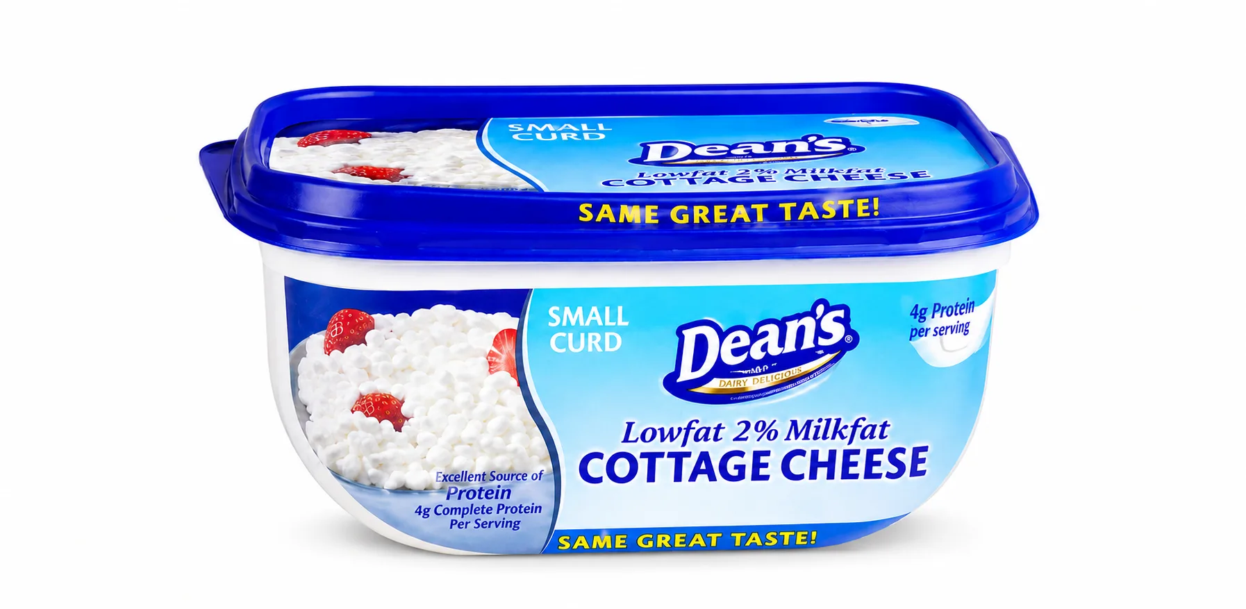 IML cheese and dairy box with matching decorated lid