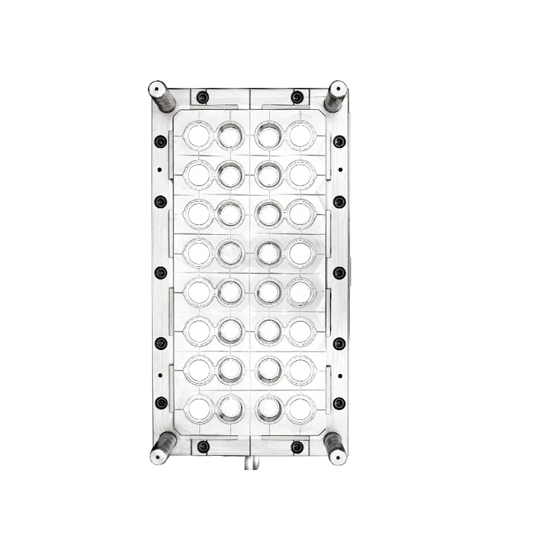 Sixteen-cavity thin-wall sauce cup injection mould